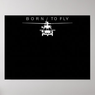 Pilotgeschenk für den Piloten eines Militärflughub Poster