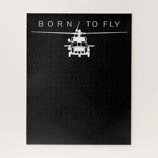 Pilotgeschenk für den Piloten eines Militärflughub Puzzle (Vertikal)