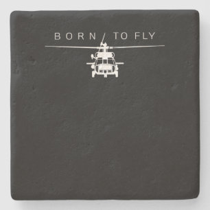 Pilotgeschenk für den Piloten eines Militärflughub Steinuntersetzer