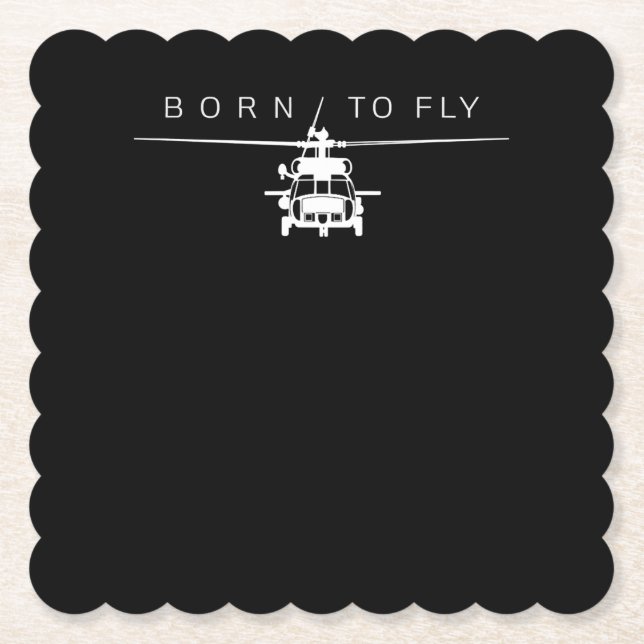 Pilotgeschenk für den Piloten eines Militärflughub Untersetzer (Vorderseite)