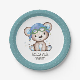 Pilotin für Wasserfarbe Teddy Bear Pappteller