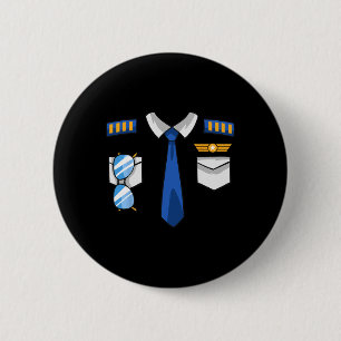Pilotin Luftfahrzeug für Uniform-Kostüme Luftfahrt Button