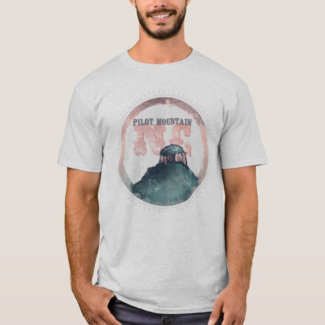 Pilotin Mountain North Carolina Staat Park Wandern T-Shirt (Vorderseite)