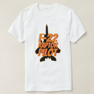 Pilotmilitär-Düsenjäger des Raubvogel-F-22 T-Shirt
