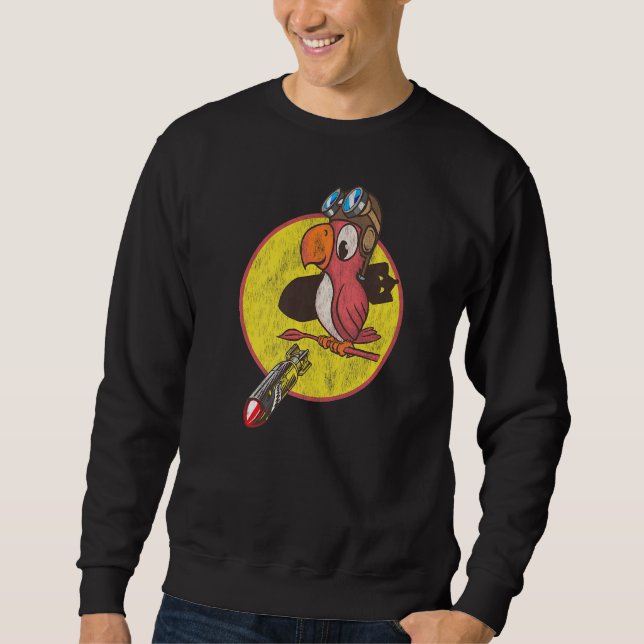 Pilotpflaster des Zweiten Weltkriegs für Kriegsvet Sweatshirt (Vorderseite)