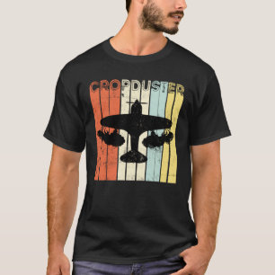 Pilotprogramm der Retro Vintag Crop Duster AG T-Shirt