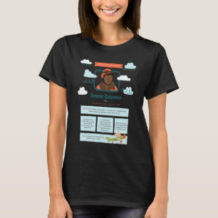 Pilotprogramm für Bessie Coleman in der Schwarzen  T-Shirt
