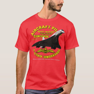 Pilotprogramm für Concorde Airline T-Shirt