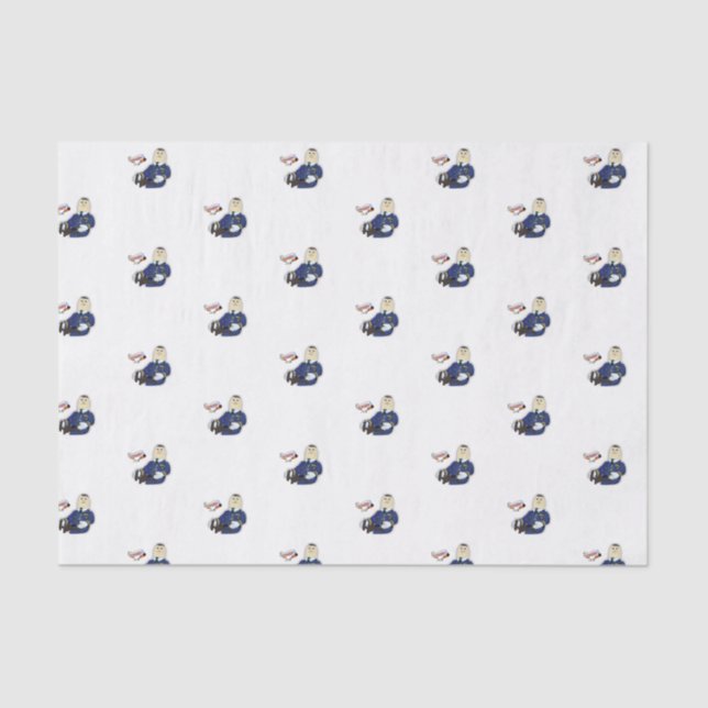 Pilotprogramm für dekoratives Gewebe Seidenpapier (Vorderseite)