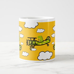 Pilotprogramm für Dinosaurier Kinderzimmer Art Jumbo-Tasse