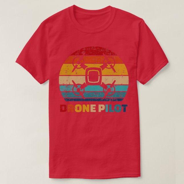 Pilotprogramm für Drohne 4 T-Shirt (Design vorne)