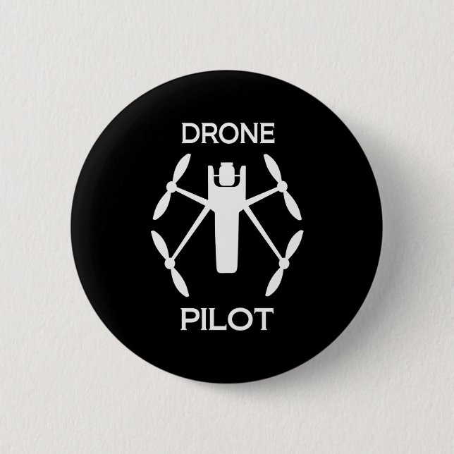 Pilotprogramm für Drohne in Klassen Button (Vorderseite)