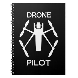 Pilotprogramm für Drohne in Klassen Notizblock
