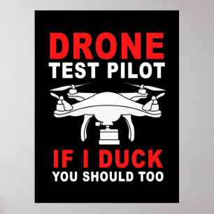 Pilotprogramm für Drohnenprüfungen Poster