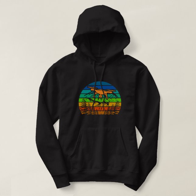 Pilotprogramm für Drohnenreinigung durch Drohnenbe Hoodie (Design vorne)
