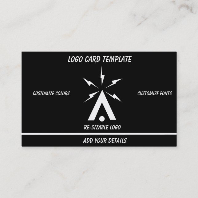 Pilotprogramm für einfache Drohnenblauer Flugzeugd Visitenkarte (Vorderseite)