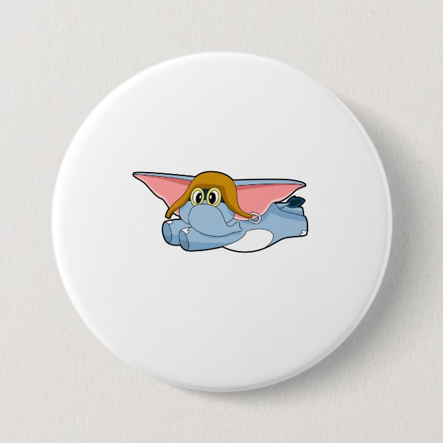 Pilotprogramm für Elefanten Button (Vorderseite)