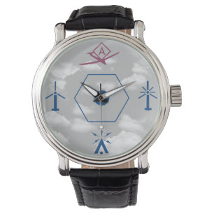 Pilotprogramm für Flugsymbolen Armbanduhr