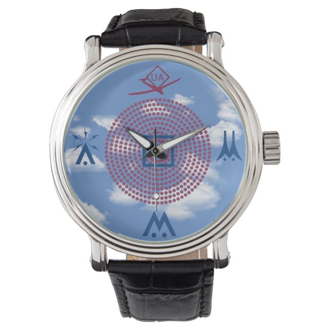 Pilotprogramm für Flugsymbolen Armbanduhr (Vorderseite)