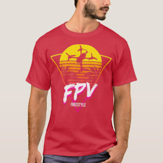 Pilotprogramm für FPV Freestyle Drone T-Shirt