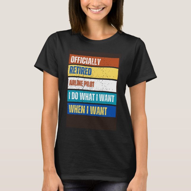Pilotprogramm für gelockerte Luftfahrzeuge T-Shirt (Vorderseite)