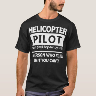 Pilotprogramm für Hubschrauber T-Shirt