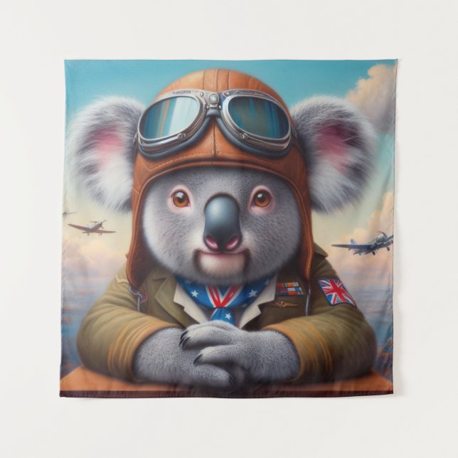 Pilotprogramm für Koala Wandteppich (Vorderseite)