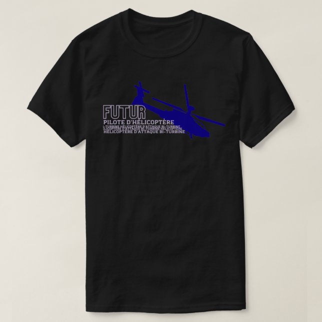 Pilotprogramm für künftige Hubschrauber 1 T-Shirt (Design vorne)