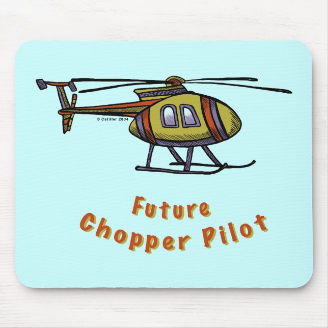 Pilotprogramm für künftige Hubschrauber Mousepad (Vorne)