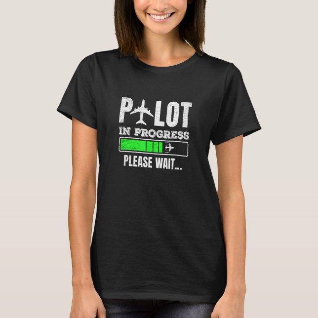 Pilotprogramm für künftige Pilot-Luftfahrzeuge T-Shirt (Vorderseite)