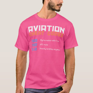 Pilotprogramm für Luftfahrt-Cheat-Codes T-Shirt