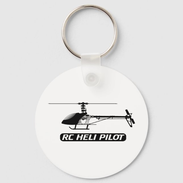Pilotprogramm für RC-Hubschrauber Schlüsselanhänger (Vorderseite)