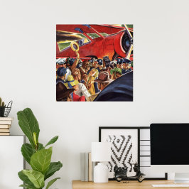 Pilotprogramm für Vintage Single-Prop-Flugzeuge mi Poster