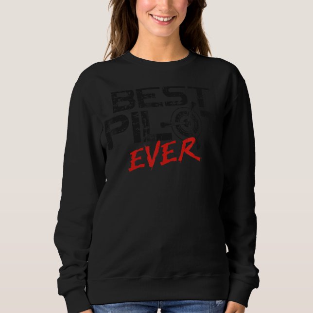 Pilotprogramm für Vintages Bestes Pilot Sweatshirt (Vorderseite)