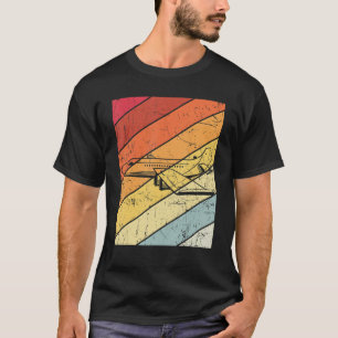 Pilotprogramm für Vintages rückwirkendes Flugzeug T-Shirt