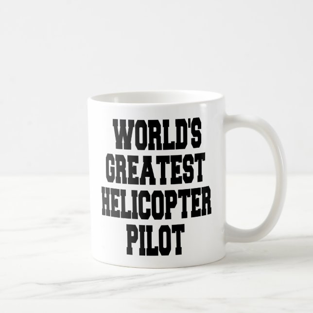 Pilotprogramm für weltbeste Hubschrauber Kaffeetasse (Rechts)