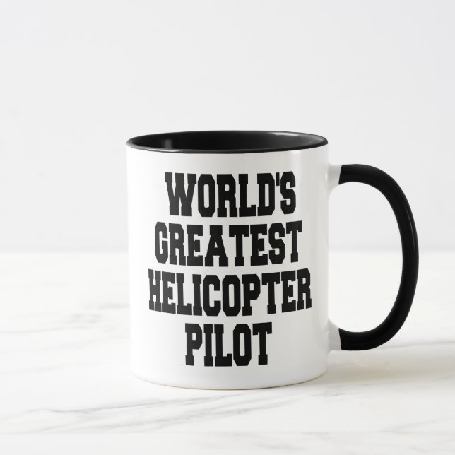 Pilotprogramm für weltbeste Hubschrauber Tasse (Rechts)