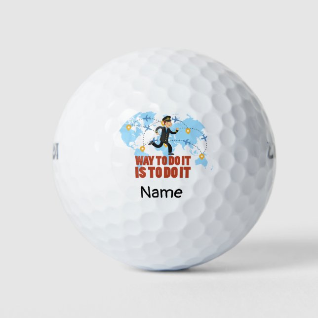 Pilotprogramm für Weltkarte-Geschenke für die Gebu Golfball (Vorderseite)