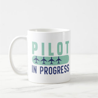 Pilotprogramm im Gange Funny Pilot Student Abschlu Kaffeetasse