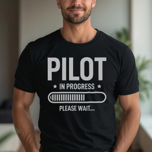 Pilotprogramm im Gange Funny Student Pilot T-Shirt