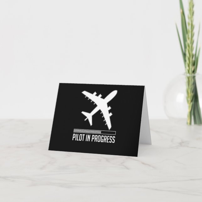 Pilotprogramm läuft karte (Vorderseite)