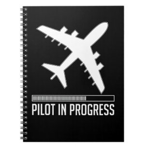 Pilotprogramm läuft notizblock