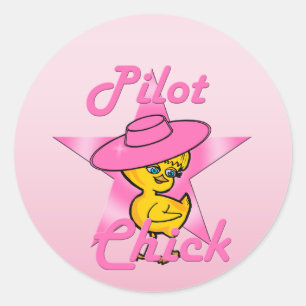 Pilotprogramm Nummer 8 Runder Aufkleber