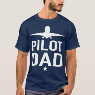 Pilotprogramm Vater Flugzeug Piloten Papa T-Shirt