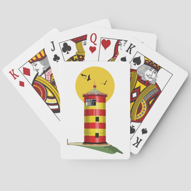 Pilsum Lighthouse Deutschland Spielkarten (Rückseite)