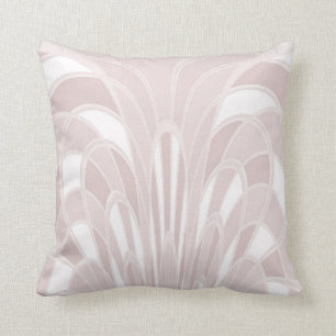 Pilz-abstraktes - Kunst-Deko - Rosa Kissen