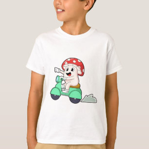 Pilz als Fahrrad mit Scooter.PNG T-Shirt