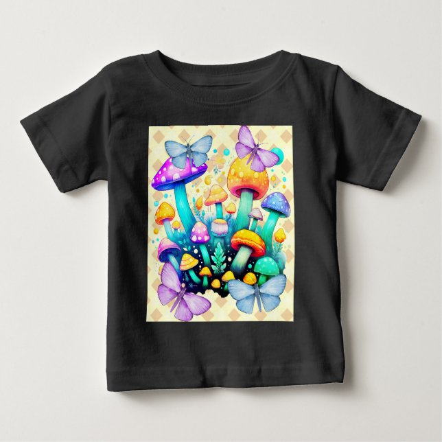 Pilz Baby T-shirt (Vorderseite)