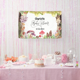 Pilz-Babydusche Waldwald Banner