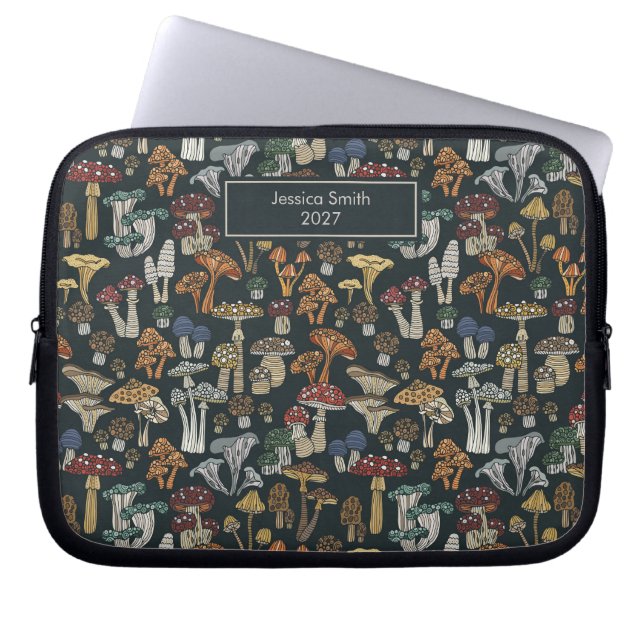Pilz Cottagecore-Ästhetik  Laptopschutzhülle (Vorderseite)